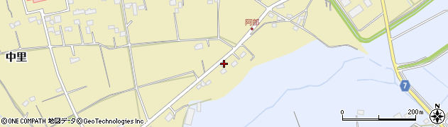 千葉県野田市中里1410周辺の地図