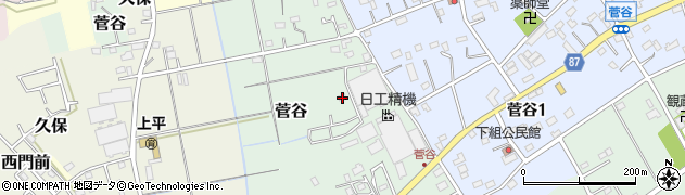 埼玉県上尾市菅谷342周辺の地図