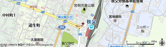 秩父丸通タクシー株式会社　秩父営業所周辺の地図