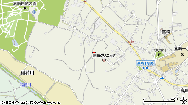 〒300-1245 茨城県つくば市高崎の地図