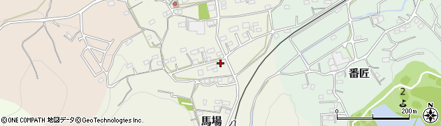 埼玉県比企郡ときがわ町馬場182周辺の地図