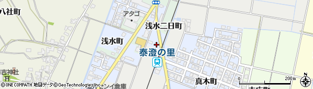 福井県福井市真木町135周辺の地図