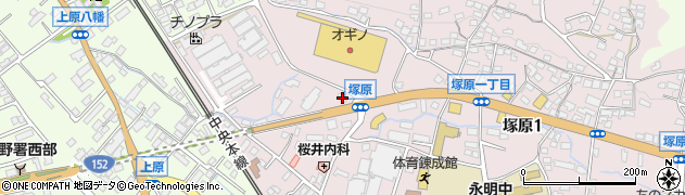 銀座パリス　長野・茅野店周辺の地図