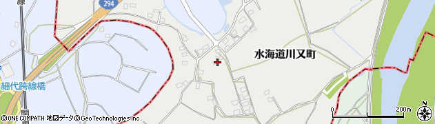 茨城県常総市水海道川又町295周辺の地図