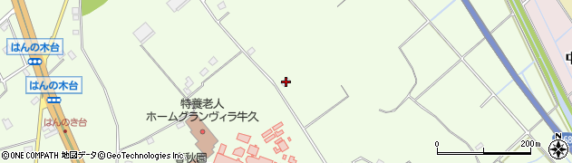 茨城県牛久市猪子町674周辺の地図