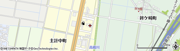 福井県福井市主計中町10周辺の地図