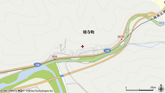 〒910-2347 福井県福井市境寺町の地図