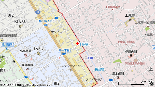 〒363-0012 埼玉県桶川市末広の地図