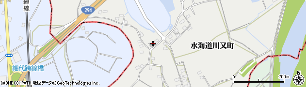 茨城県常総市水海道川又町100周辺の地図