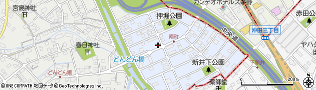 長野県諏訪市南町周辺の地図