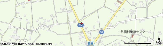 茨城県常総市菅生町3060周辺の地図
