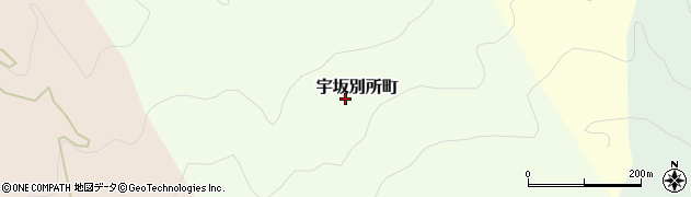 福井県福井市宇坂別所町周辺の地図