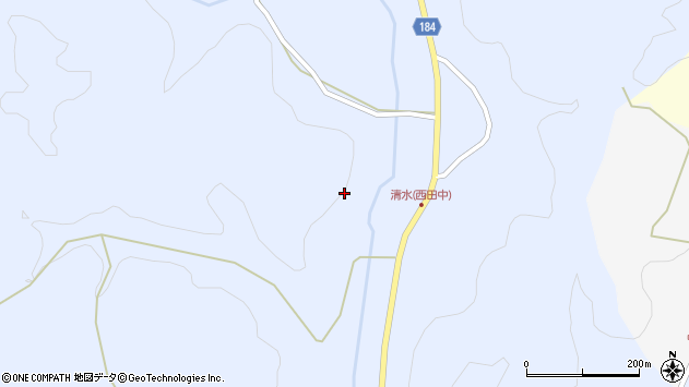 〒916-0105 福井県丹生郡越前町清水の地図
