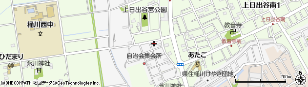 埼玉県桶川市上日出谷42-12周辺の地図