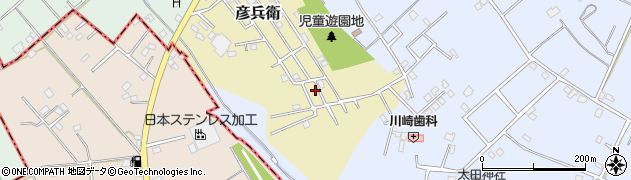 埼玉県白岡市彦兵衛25周辺の地図