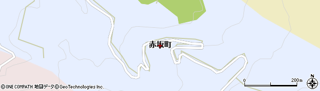 福井県福井市赤坂町周辺の地図
