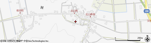 福井県福井市北山町周辺の地図