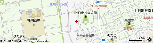 埼玉県桶川市上日出谷64周辺の地図