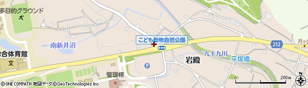 埼玉県東松山市岩殿645周辺の地図