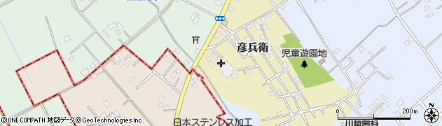 埼玉県白岡市彦兵衛5周辺の地図