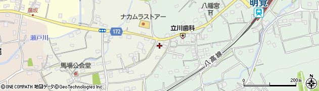 埼玉県比企郡ときがわ町馬場50周辺の地図