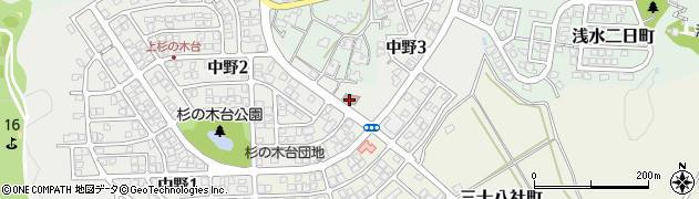 福井中野簡易郵便局周辺の地図