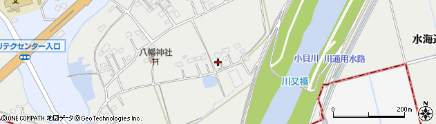 茨城県常総市水海道川又町381周辺の地図