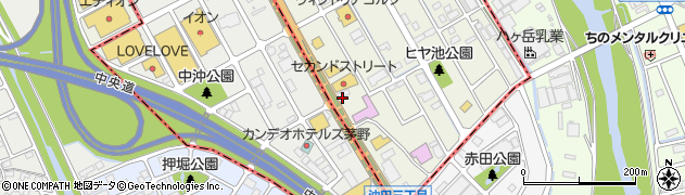 餃子の王将 諏訪店周辺の地図