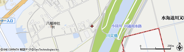 茨城県常総市水海道川又町587周辺の地図