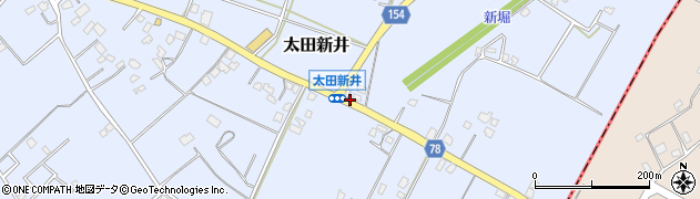 太田新井周辺の地図