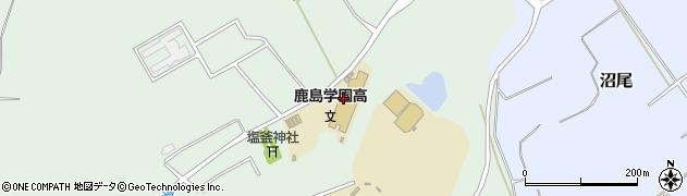 鹿島学園高等学校　入試部直通周辺の地図