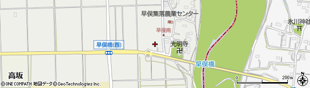 埼玉県東松山市早俣329周辺の地図