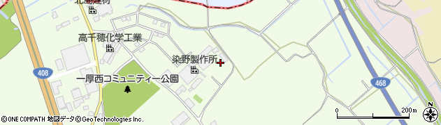 茨城県牛久市猪子町646周辺の地図