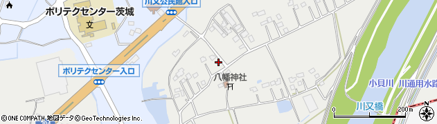 茨城県常総市水海道川又町449-1周辺の地図