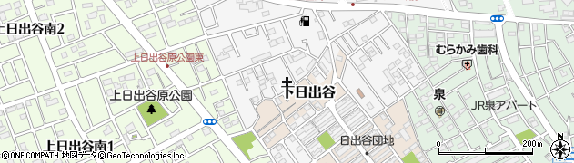埼玉県桶川市上日出谷1252-33周辺の地図