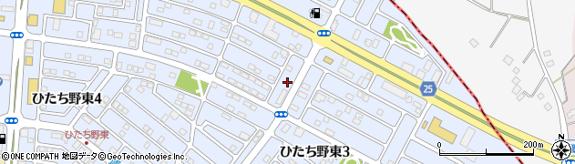 茨城県牛久市ひたち野東4丁目10周辺の地図