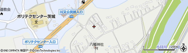 茨城県常総市水海道川又町442周辺の地図
