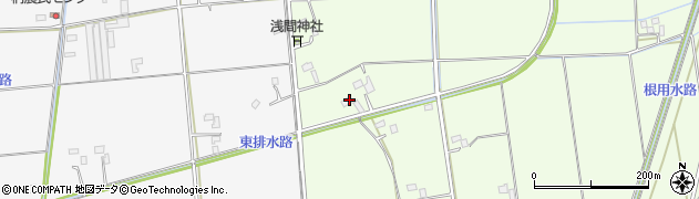 埼玉県春日部市小平558周辺の地図