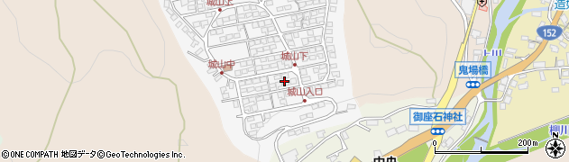 長野県茅野市城山周辺の地図