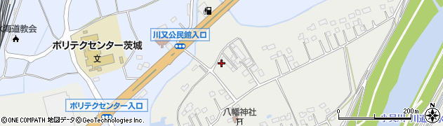 茨城県常総市水海道川又町445周辺の地図