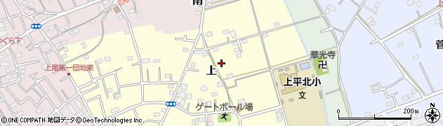 埼玉県上尾市南周辺の地図