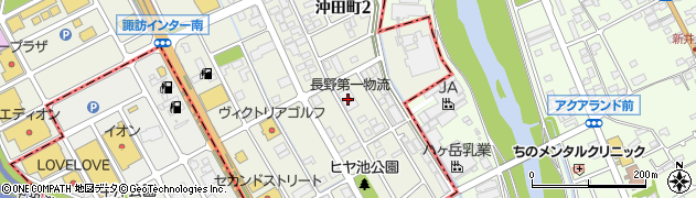 長野第一物流諏訪営業所周辺の地図