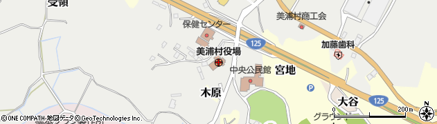 茨城県美浦村（稲敷郡）周辺の地図