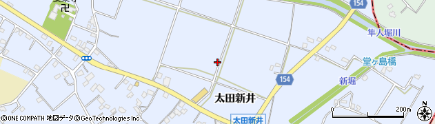 埼玉県白岡市太田新井周辺の地図