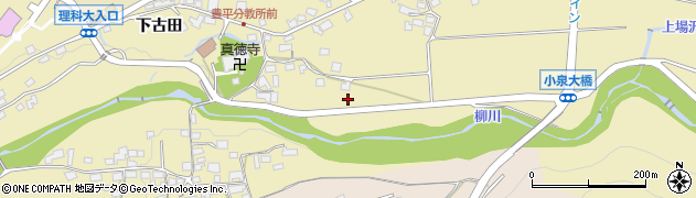長野県茅野市豊平下古田6656周辺の地図