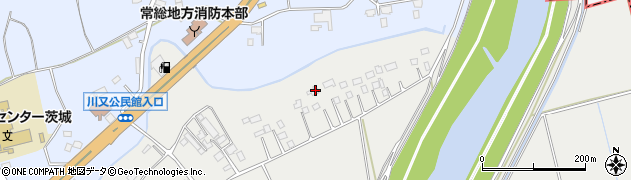 茨城県常総市水海道川又町423周辺の地図
