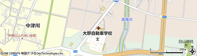福井県自動車学園大野自動車学校周辺の地図