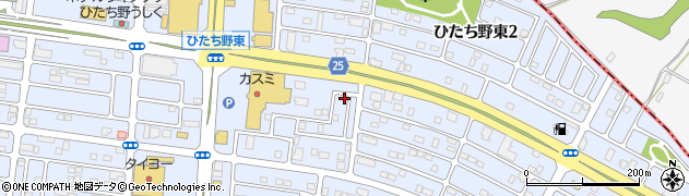 茨城県牛久市ひたち野東4丁目1-63周辺の地図