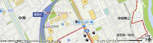 ＨｏｎｄａＣａｒｓ松本東諏訪店周辺の地図