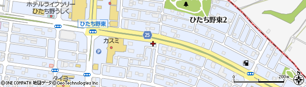 茨城県牛久市ひたち野東4丁目1-58周辺の地図